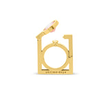 Interchangeable Stone & 9ct Gold Ring