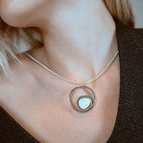 Interchangeable Stone & 9ct Gold Pendant