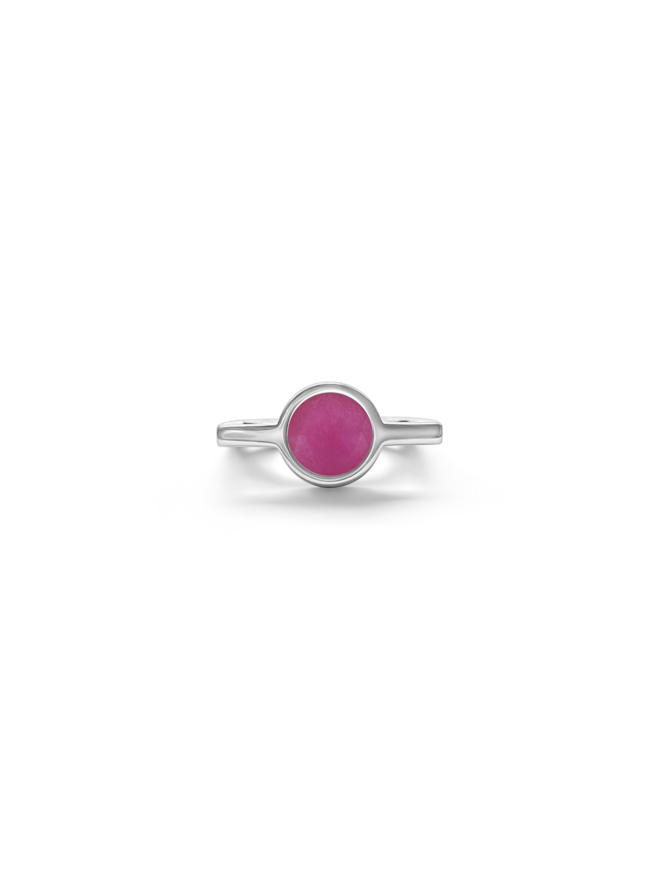 Fixed Gem Pinky Ring